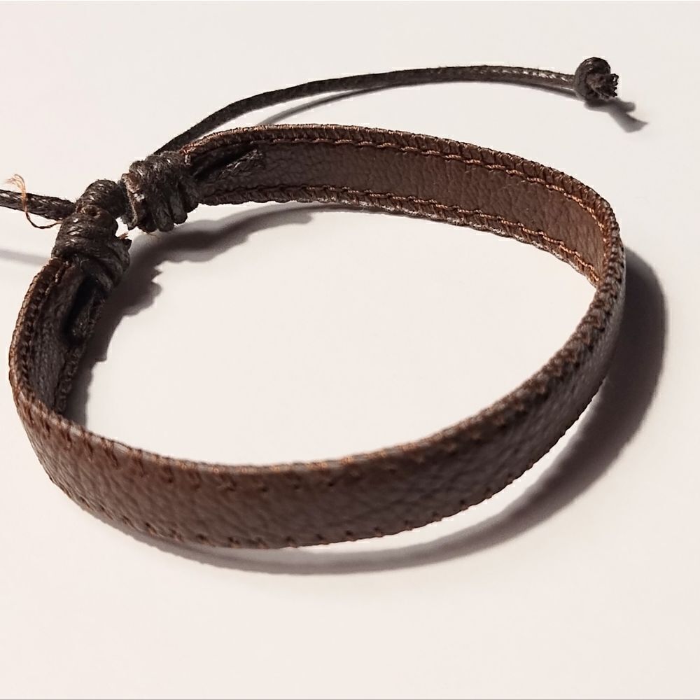 Men's bracelet brown new d32 - Picture 1 of 1